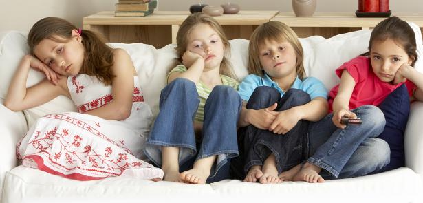 image of bored kids